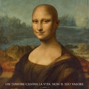 Mona Lisa a fost rasă pe cap în scopuri umanitare