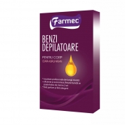 Benzile depilatoare cu ceară albă și argan pentru fața și corp de la Farmec