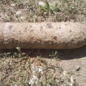 Un proiectil a fost găsit în comuna Ploşcoş. Poză ilustrativă